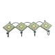 Forest Green Ceramic Floral Tiles Hooks Online